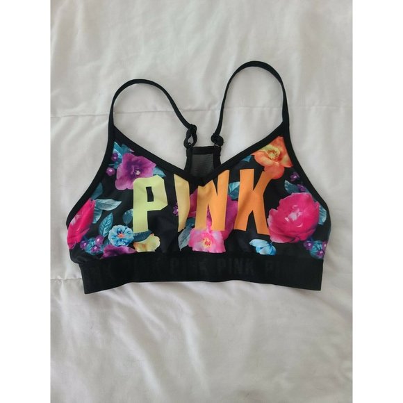 3 Piece Lot pink victoria’s Secret M Ultimate 2 leggings,  Sports Bra - Picture 2 of 12